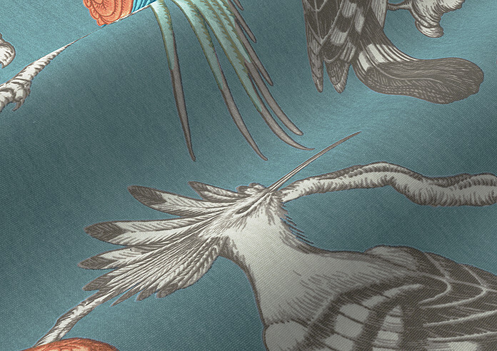 Aviary, Lagoon - Made to Measure Curtains - Image 4